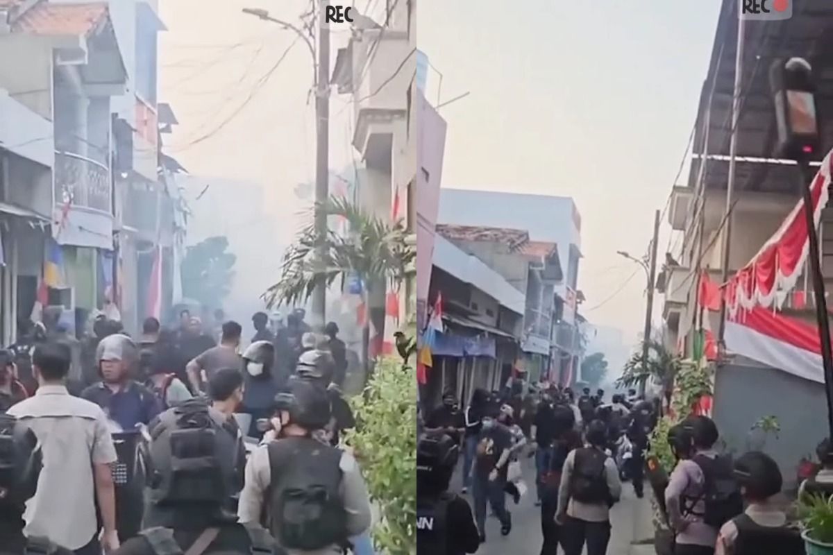 Loyalis Narkoba Kampung Bahari Serang Petugas dengan Mercon, BNN Balas Tembak Gas Air Mata